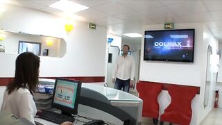 En la consulta de la dentista